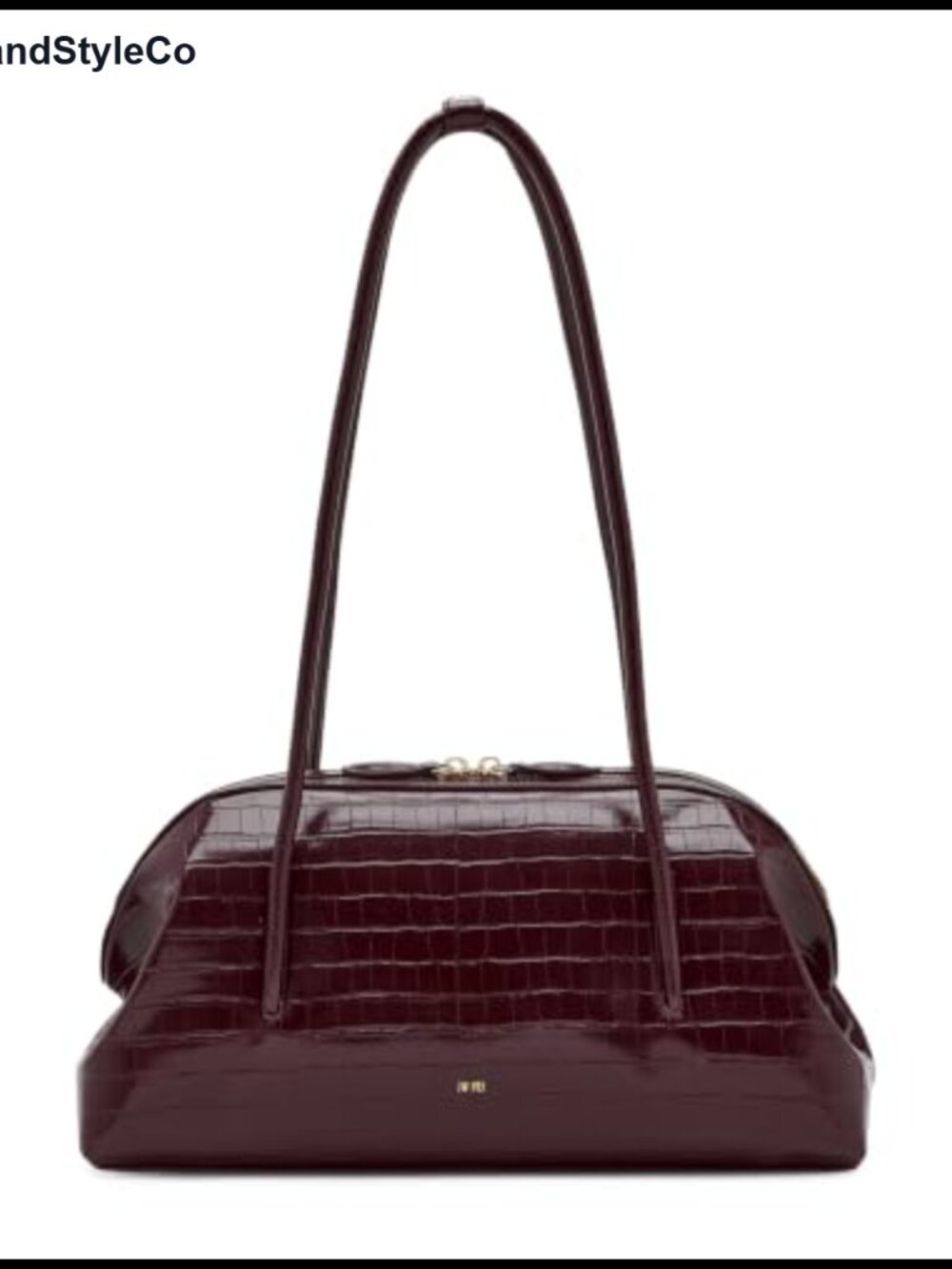 JW PEI Aveline Shoulder Bag Faux Leather Croc Embossed